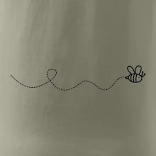 Dráha letu včely - vlnovka Dráha letu včely - vlnovka