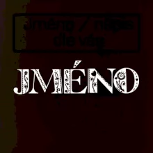 Folklór - meno - nápis