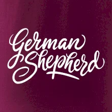 German shepherd - nápis okrasny - nápis okrasný