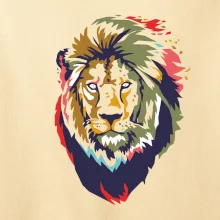 Hlava leva kreslená jednoduchá