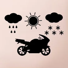 Motorkář za každého počasí - silnice