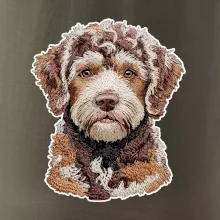 Lagotto romagnolo vyšívaná hlava