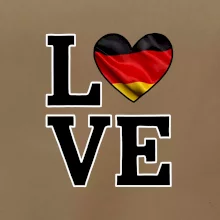 Love Nemecká vlajka