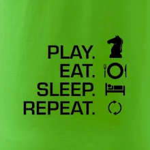 Eat sleep play - šach Eat sleep play - šach