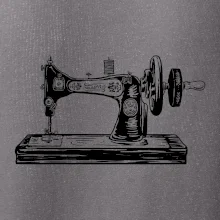 Šijací stroj - starý kreslený