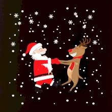 Tancujúci Santa a sob Tancujúci Santa a sob