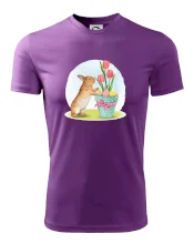 Veľkonočný zajačik tulipány