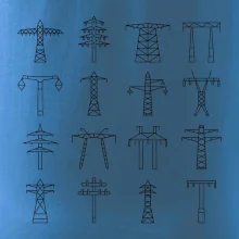 Typy stožiarov vysokého napätia