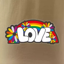 Love s dúhou v pozadí