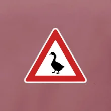 Dopravná značka - Pozor hus