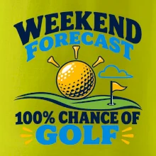 Weekend forecast golfové počasí