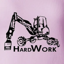 Hard Work kráčajúce rýpadlo