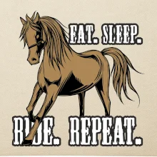 Eat Sleep Ride Repeat Western
