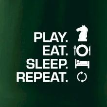 Eat sleep play - šach