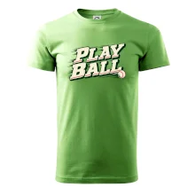 Play ball retro sportovní nápis