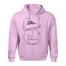 Futbalová lopta kopačka jedným ťahom Futbalová lopta kopačka jedným ťahom