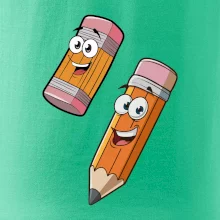 Parové tričko - Ceruzka a guma