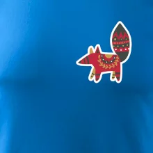 Folklór na prsníku líška