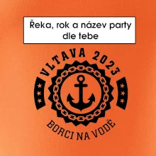 K vode - kotva (vlastný nápis)