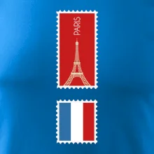 Paríž známka farebná