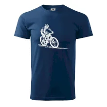 MTB kreslený cyklista MTB kreslený cyklista