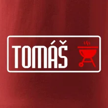 Tričko na grilovanie s vlastným menom