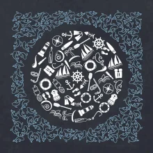 Námorné ikony a ryby