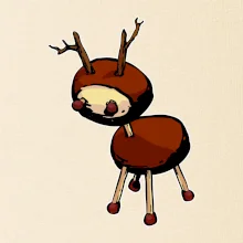 Gaštanový jelínek - prsník