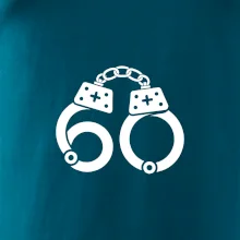 Narodeninové tričko pre policajta - putá 60 Narodeninové tričko pre policajta - putá 60