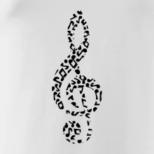 Husľový kľúč z nôt