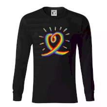 Srdce pride dúha kreslená Srdce pride dúha kreslená