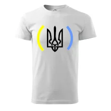 Ukrajina trojzubec s farbami Ukrajina trojzubec s farbami