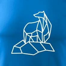 Geometria ľadový medveď na ľade