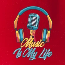 Music is my life slúchadlá