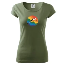 Skokan na lyžiach v kruhu