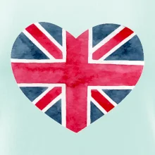 Britské srdce maľované Britské srdce maľované