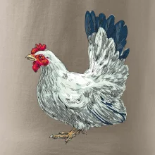 Sliepka kreslená biela