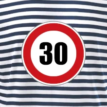 Dopravná značka - obmedzenie rýchlosti 30 Dopravná značka - obmedzenie rýchlosti 30