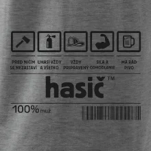 Čiarový kód - Hasič / hasička