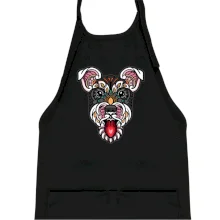 Knírač hlava barevná