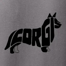 Corgi - nápis v tele