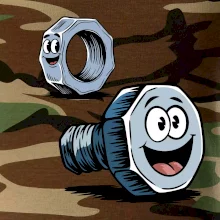 Parové tričko - Skrutka a matka Parové tričko - Skrutka a matka