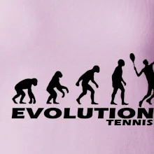 Evolúcia tenis chlapec