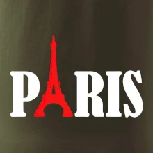 Paris nápis Eiffelova veža