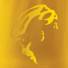 Hlava cyklista zlatá Hlava cyklista zlatá