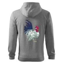 Kohút kreslený biely Kohút kreslený biely