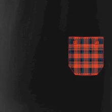 Flanelové triko červené