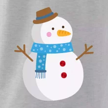 Snehuliak so šálom Snehuliak so šálom