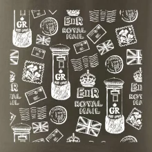 Britská pošta ikony