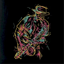 Jazz saxofón splash Jazz saxofón splash